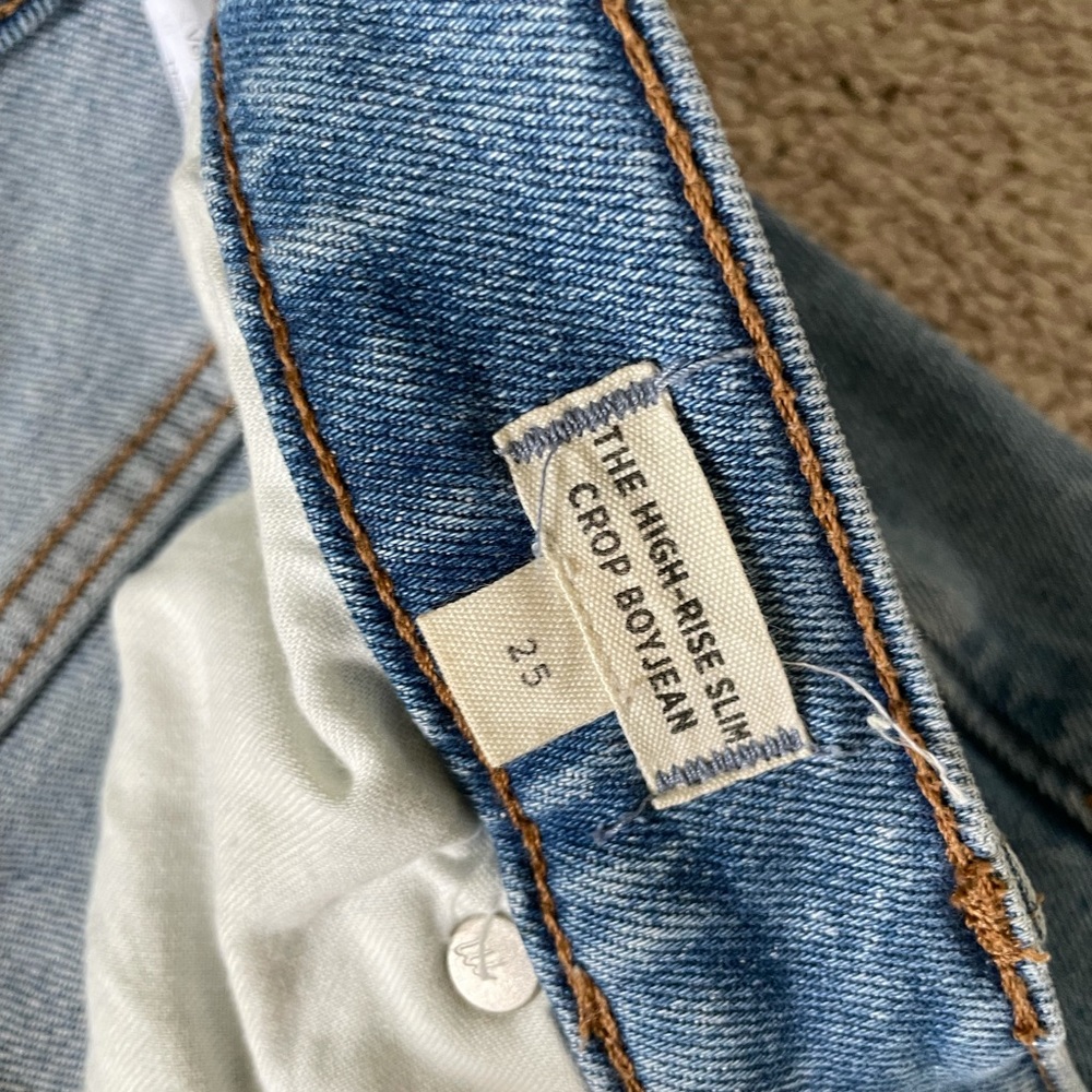 Madewell high rise slim crop boyjean - Picture 7 of 7